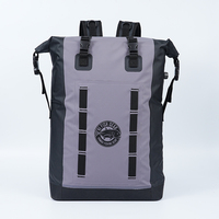 Sac à dos isotherme étanche en PVC avec fermeture roll-top, double compartiment étanche, robuste et souple, pour le bateau, la randonnée et le camping