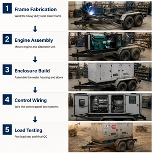 เครื่องกำเนิดไฟฟ้าดีเซล 40kva 40kw 50kva 50kw 60kva ประหยัดน้ำมัน พร้อมเครื่องยนต์ Cummins 4BT ได้รับมาตรฐาน EAC EAP CE ISO UKCA ROHS ราคาพิเศษ - Product Image 2