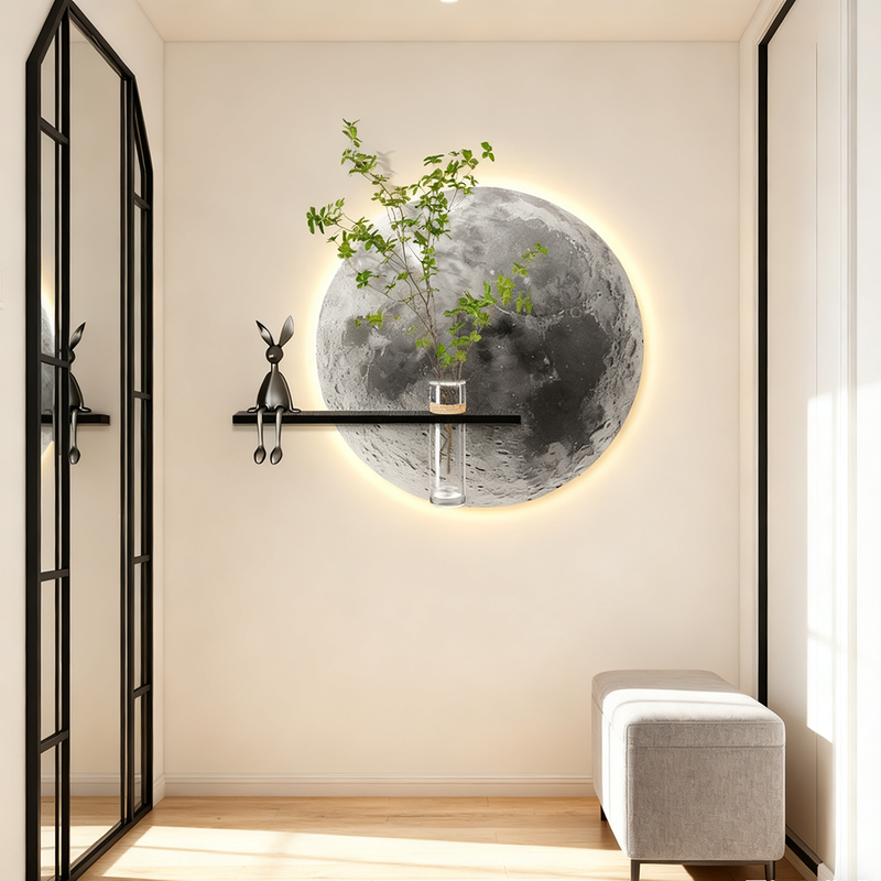 Hydroponic Plants LED Painting Home Restaurant
