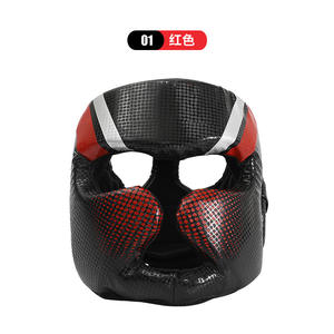 Casque de combat Sanda pour adulte, protection de la tête moulée en une seule pièce, pour Taekwondo, Kickboxing, boxe, arts martiaux, équipement d'entraînement - Product Image 1