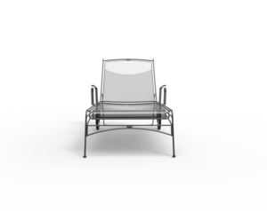 Durevole sedie a <span class=keywords><strong>sdraio</strong></span> in metallo per esterni in ferro con ruote per la spiaggia Patio a bordo piscina giardino parco cortile uso - Product Image 5