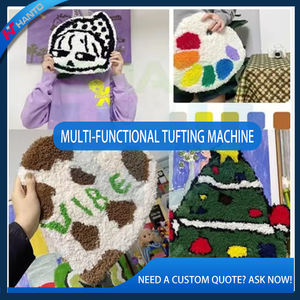 เครื่องทอพรมไฟฟ้าแบบพกพาเครื่องทอพรมแบบ2 in 1พรมทอมือ tufting ปืนตัดกองพรมสำหรับพรมพรม - Product Image 6