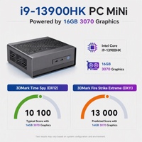 Mini PC CoreNest Intel Core I9 13900HK RTX 3070 DDR4 3200MHz NVMe SSD 4K Pantalla Cuádruple WiFi 6 Mini Ordenador de Escritorio AI PC 16G GPU