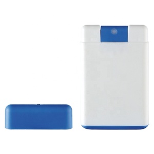 luxury 20ml small plastic card atomizer pocket size perfume spray bottle hand sanitizer plastic bottle/Separate bottle