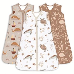 Newborn 0.5 Tog Sleep Sack 100% Cotton <b>Baby</b> Wearable <b>Blanket</b> for <b>Boy</b> Girl Toddler 6-12 Months - Product Image 6
