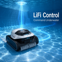 Робот-пылесос для бассейнов Z1Pro LiFi с автоматическим дистанционным управлением, высококачественный, с тройным приводом, бесщеточными двигателями, функцией очистки стен и очистки водной линии