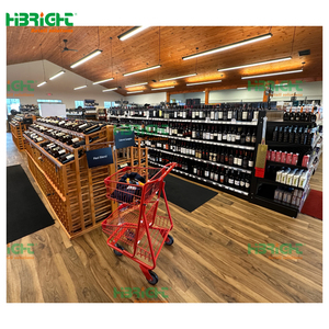 Kích Thước Tùy Chỉnh Mô Hình Siêu Thị Siêu Thị Mạnh Mẽ Kệ Thương Mại Rượu Gondola Kệ Cho Rượu Cửa Hàng - Product Image 2