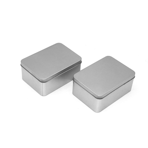 Bán buôn tùy chỉnh in OEM ODM kim loại tinplate Kẹo hộp thiếc vuông nhỏ bản lề cho quà tặng Bao bì được sản xuất bởi tùy chỉnh tins - Product Image 1