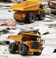 Camion benne à grande échelle, jouet rc, échelle 1:18, 6CH, télécommande, camion-benne, HN307771, échelle 1/10