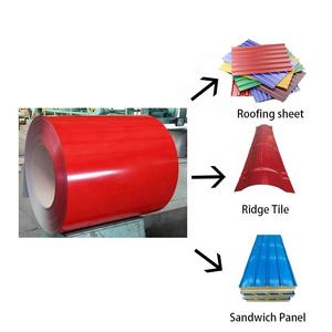 لفائف Ppgi مطلية بالزنك المطلي بالزنك المطلي بالغمس الساخن Z100 مقياس dx5126 لفائف Ppgi مطفية Ppgi Ppgl فولاذ مجلفن مسبق الطلاء - Product Image 2