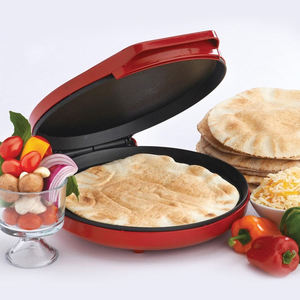 AilesTecca Máquina para hacer pizza en la encimera para el hogar Pizzero 8 pulgadas <span class=keywords><strong>Pizzaiolo</strong></span> Máquina para hacer pizza eléctrica 10 pulgadas Pizza Macher <span class=keywords><strong>Pizzaiolo</strong></span> - Product Image 2