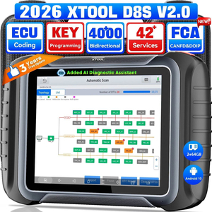 Máquina de Programación de Llaves de Auto Xtool D8s, Programador de Llaves Automotrices, Escáner OBD2 Direccional, Herramienta de Diagnóstico con Programación de Llaves - Product Image 1