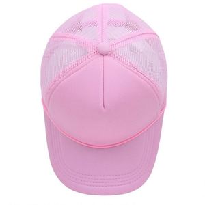 Gorra de béisbol personalizada al por mayor en stock con bordado, 5 paneles, snapback, malla, tipo trucker con cuerda - Product Image 5