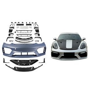 Kit de Carrocería Delantera 2023 para Modificación de Autos 2012-2017, Faros Antiniebla, Actualización para Cayman Boxster 981 718 - Product Image 1
