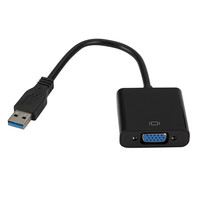 Kabel adaptor USB3.0 ke VGA, kabel adaptor konverter Multi tampilan Video kartu grafis eksternal