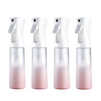 Nouvelle arrivée 200ML 300ML 500ML coloré en plastique brumisateur eau fine brume vide vaporisateur bouteille pour cheveux, etc.