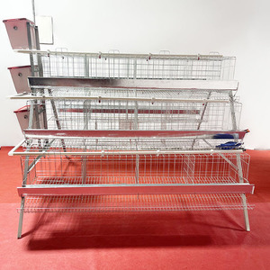 Sistema de Jaulas para Gallinas Ponedoras de Bajo <span class=keywords><strong>Precio</strong></span> con 3-4 Niveles y Capacidad para 96-160 Aves para Granja de Cría - Product Image 5