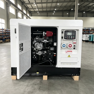 เครื่องกำเนิดไฟฟ้าแบบพกพา Super Silent 12KW 15KW 15kva 20kva ระบายความร้อนด้วยอากาศ ลดเสียงรบกวน สำหรับบ้าน ใช้กับไฟฟ้ากระแสสลับ 3 เฟส คุณภาพดี รุ่น YLGF-15 โครงเหล็ก - Product Image 2