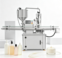 Machines de remplissage automatiques de liquides à haute viscosité pour pots de crème cosmétique, sauces, onguents, pâtes, peintures et confitures - Offre Spéciale