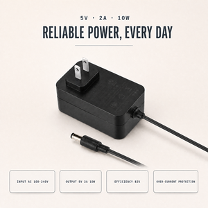 US-Standard 5V 2A 10W Mini-Netzteil Adapter Ladegerät mit US-Stecker ETL PSE Zertifiziert Tragbar für Audio-Video-Geräte - Product Image 2