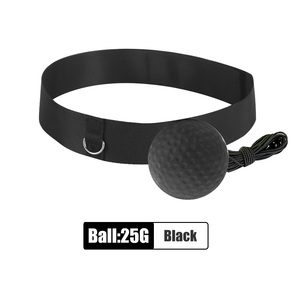 Équipement d'entraînement de balle réflexe 25g-85g, bande de tête de balle de <span class=keywords><strong>boxe</strong></span> en caoutchouc, balle de vitesse - Product Image 1