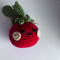 Porte-clés pendentif tricoté en fil de coton pour poupée au crochet longue durée fait à la main avec conception de gland tissé sacs en coton personnalisés