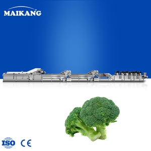 Chaîne <span class=keywords><strong>de</strong></span> Blanchiment Continue en Acier Inoxydable avec Convoyeur pour le Traitement des Matières Premières Végétales Sous Vide - Product Image 1