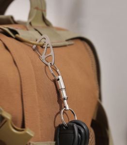 Double Ring <b>Keychain</b> Handy Quick Release Detachable Pull Apart <b>Keychain</b> - Product Image 6