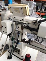 Machine à coudre de marque jukis d'occasion DSC 245-7, matériel de couture, bagages, chaussures en cuir, fil automatique, machines pour vêtements