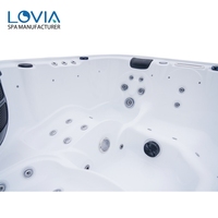 Nouveautés : Spa extérieur de luxe carré avec Wi-Fi, Jacuzzi, Hydromassage, Baignoires et Spas Lovia