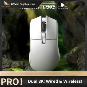 ดาร์โมชาร์ค <span class=keywords><strong>N3</strong></span> PRO 8K ไตรโหมดเมาส์สำหรับเล่นเกมไร้สาย PAW3395 26000 DPI Realtek 500mAh 125 ชมสำหรับพีซีอีสปอร์ต - Product Image 2
