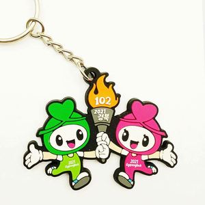 Rubber Own Design Keyring Custom 2d Rubber with logo Promotional Gift Custom 2d/3D Make Pvc Keychain for Promotion Gifts - Product Image 5