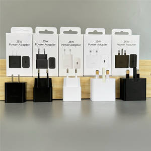 T2510 <span class=keywords><strong>Cargador</strong></span> <span class=keywords><strong>de</strong></span> 3 pines <span class=keywords><strong>tipo</strong></span> C enchufe Reino Unido versión 25W USB C Bloque <span class=keywords><strong>de</strong></span> <span class=keywords><strong>cargador</strong></span> <span class=keywords><strong>de</strong></span> pared para Samsung A80 A23 S25 S24 S23 note 20 A20 A9 M21 - Product Image 5