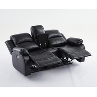 Chaise de canapé inclinable moderne Aie Rocking Swivel Leather Extensible avec fonction de massage-Cinema Theatre Wholesale