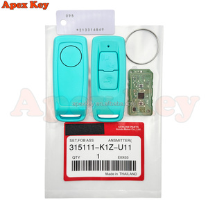 Llave Remota Original Colorida para Motocicleta PCX160 2021-2023, 2 Botones, 433.92MHz, Chip 47, FCCID 35111-K1Z-U11 2023, Negra, ABS - Product Image 4