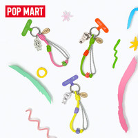 POP MART The MONSTERS Série 10ème Anniversaire – Breloque de téléphone en nylon et acrylique, boîte mystère, idéale pour décorer téléphones et sacs.
