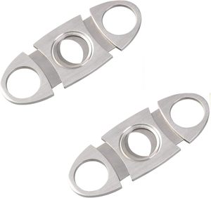 Accessoires pour cigares en acier inoxydable de haute qualité avec logo personnalisé, coupe-cigares et outils de coupe en métal - Product Image 1