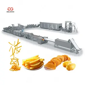 Le patatine fritte completamente automatiche ad alta efficienza producono una macchina per la produzione di patatine fritte congelate per la produzione di patatine fritte