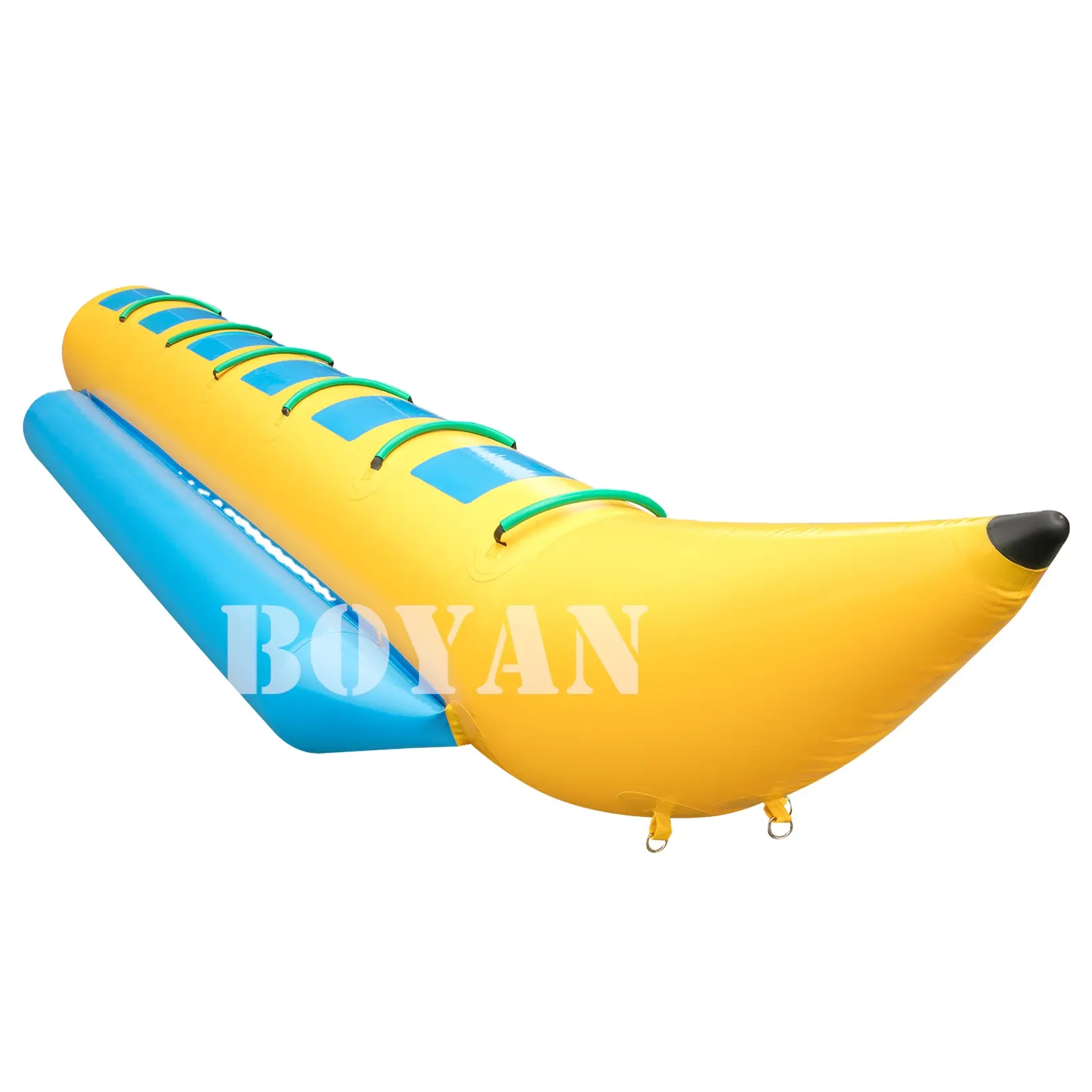 Hot Selling Inflatable Water Sport Games Flying Fish Banana,Inflatable 6 Seaters Banana Boat For Sale