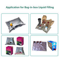 Remplisseuse automatique de bavoir aseptique 1l Till 25l Bag in Box pour confiture de jus de fruits et de boissons