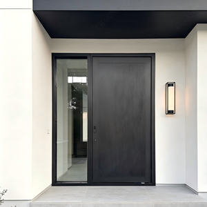 Puertas de <span class=keywords><strong>Entrada</strong></span> de Aluminio de Estilo Moderno en Colores Personalizados, Puertas Exteriores Económicas, <span class=keywords><strong>Puerta</strong></span> Pivotante Sólida para <span class=keywords><strong>Entrada</strong></span> Principal de Villa - Product Image 6