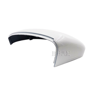 Volkswagen Rearview <b>Mirror</b> Covers Full Set <b>Plastic</b> Black White 12V Spherical Glass <b>Mirror</b> 3M Tape Installation - Product Image 2