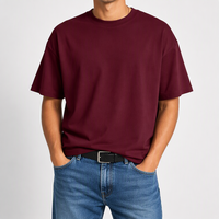 Camiseta Unisex de Estilo Urbano, 230 g/m², Algodón Grueso, Corte Holgado, Cuello Redondo, Manga Corta, Venta al Por Mayor, Impresión Personalizada de Fábrica