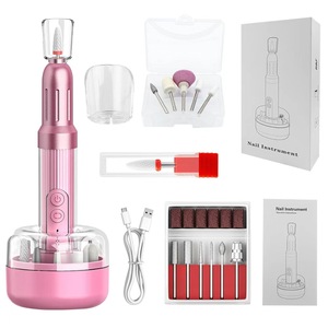 Taladro de Uñas Inalámbrico de 18000 RPM con Batería de Carga Dual Tipo C y Uso con Enchufe - Product Image 1