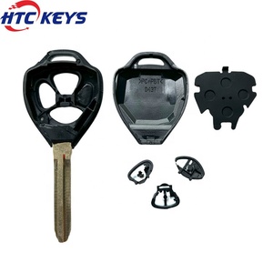 3 nút toy43 lưỡi xe từ xa Vỏ chìa khóa trường hợp bìa t-oyota RAV4 Camry Corolla Yaris thay thế từ xa vỏ chìa khóa xe - Product Image 5