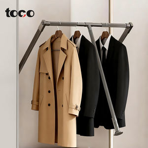 Estante de barra de armario de aleación de aluminio para uso doméstico, colgador de ropa para colgar ropa - Product Image 1