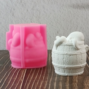 Handmade DIY Decorative Ornaments Casting <b>Molds</b> <b>Resin</b> Desktop Tools with Duck <b>Mold</b> W0764 Made From <b>Silicone</b> - Product Image 2