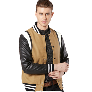 Men's Varsity <b>Jacket</b> | Custom Letterman Baseball <b>Jacket</b> Two Tone Casual Streetwear College <b>Jacket</b> Wholesale - Product Image 1