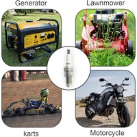 Bougies d'allumage compatibles avec les moteurs Honda GX160, GX200, GX270, GX390 5.5hp-13hp, Predator 212cc, Générateur Champion, Mini Moto