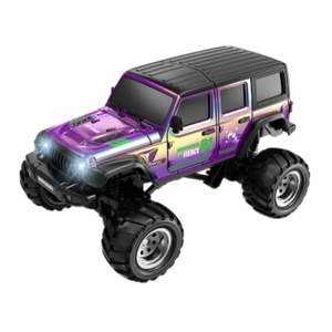 HBtoys Mini Coche RC 1/64, Mini Camioneta Monstruo a Control Remoto con Remolque, Control Remoto por APP de 2.4Ghz, Carcasa de Aleación Recargable - Product Image 5